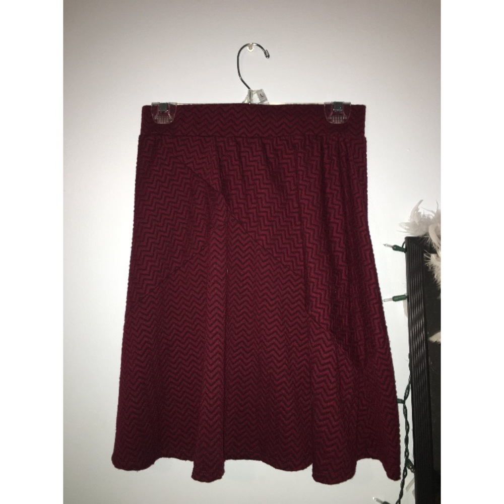 Maroon skirt